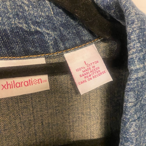 Xhiliration Denim Jacket - Picture 5 of 6